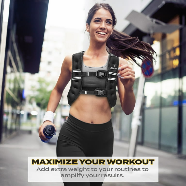 Philosophy Gym Weighted Workout Vest 8 LB Strength Training