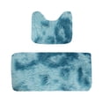 thumbnail image 2 of Linnome 2 Piece Mixed Color Bathroom Mat Set Extra Long Soft Water Absorption Non Slip Thick Washable for Toilet Shower, 2 of 6