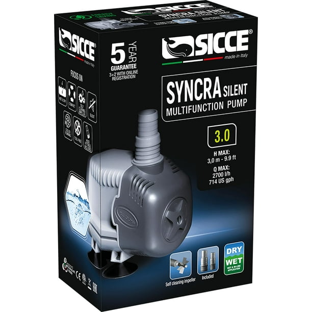 Bomba de agua Sicce Syncra Silent 3.0 714 LPH 48W