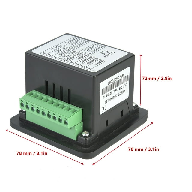 Controlador de generador panel de control de generador duradero uso general práctico para componente electrónico de taller de fábrica