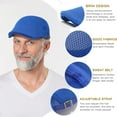 thumbnail image 3 of 2 Pack Men's Breathable Mesh Ivy Cap - Adjustable Newsboy Beret Hat for Driving, Hunting & Outdoor Activities, Irish Cabbie Style Hat, 3 of 7