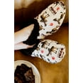 thumbnail image 4 of LazyOne Fuzzy Feet Slippers for Women, Cute Fleece-Lined House Slippers, Light Chocolate Moose, Non-Skid, 4 of 6