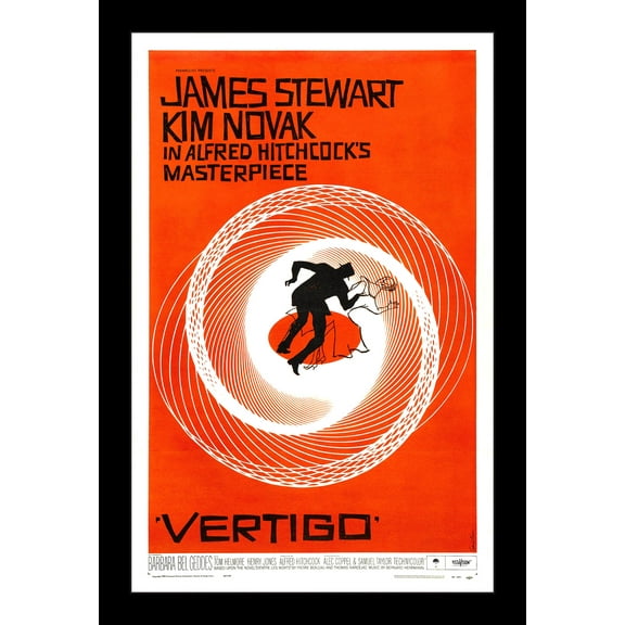 VERTIGO - 11x17 Framed Movie Poster