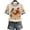 Blue, variant on Bexdxz Women's Autumn-Themed Casual Crew Neck Short Sleeve T-Shirt Fall Vibes Cute Halloween Ghost Tee Beige L
