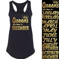 thumbnail image 2 of New GOLD Queens Are Born In July Months TANK TOP Tshirt Birthday Party Tee Shirt Size XX-Large, 2 of 3