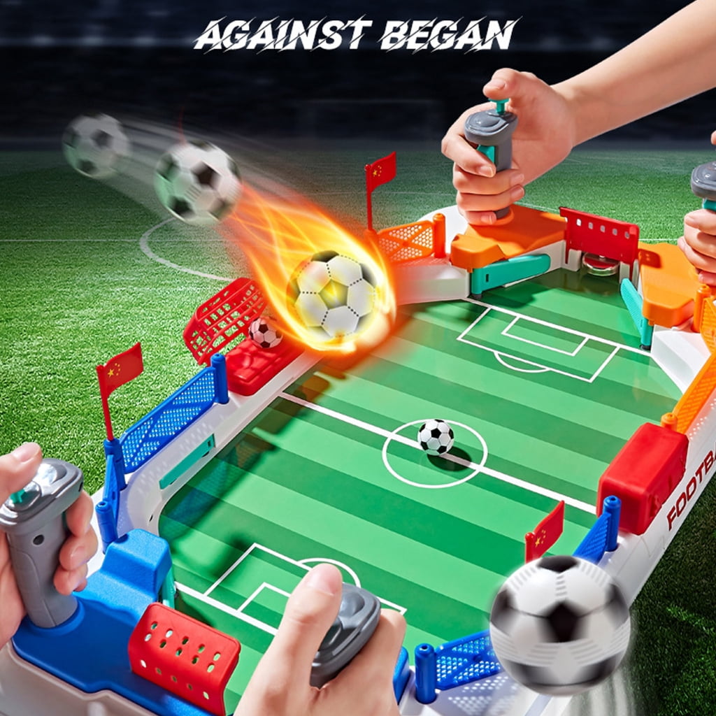 Miiottaa Children Tabletop Foosball Game Set 2 Player Competitive Learning Activity Toy