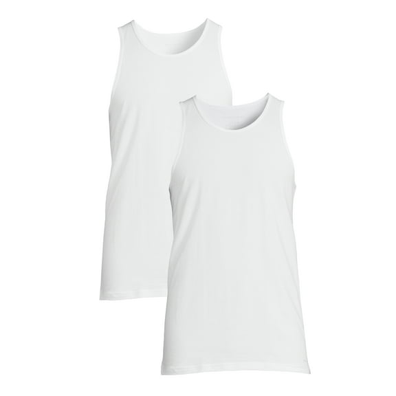 Pair of Thieves Men’s Super Soft Slim Fit White Crewneck Tees, 2-Pack, Sizes S-3XL