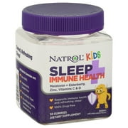 Natrol Kids Sleep + Immune Health Gummies - Melatonin & Elderberry, 50 ct - Non GMO, Vegetarian
