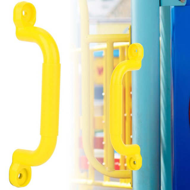 Playground Handle, With Finger Grips Kids Playground Handle, Safe Sturdy Plastic Solid For Climbing Frame & Play House Secure Grip