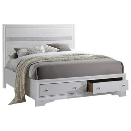 contemporary footboard headboard drawers