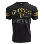 Guinness Black Tape T-Shirt for Men Short Sleeved Slim-Fit Tee Shirt