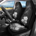 thumbnail image 2 of XYZCANDO 2 pcs Car Seat Covers for Interior Car Seat Cover Set Breathable Interior Decor, Van SUV Auto Car Interior Decor, Dark Dream Rose Style, 2 of 10