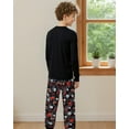 thumbnail image 4 of Aideaone Boys' Pajamas Set Long Sleeves Tees & Pants 2-Piece Printed Kid Sleepwear Pajamas Set for Boys 6-13Y, 4 of 7