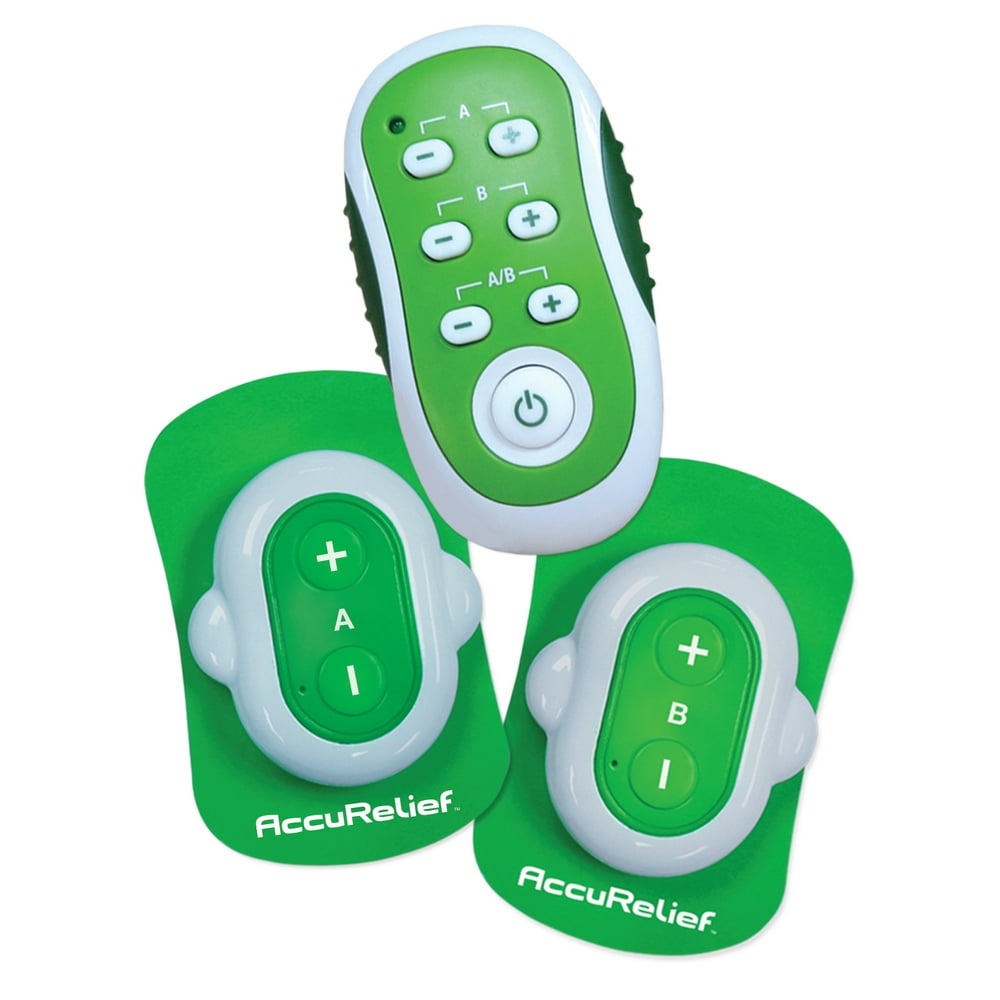 AccuRelief Wireless TENS Unit with Remote Control, TENS Pain Relief Device and Muscle Stimulator