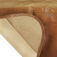 thumbnail image 3 of LR Home Handmade Canvas and Leather Indoor Butterfly Accent Chair, 35" H x 30" W x 30" D, Brown, 3 of 12