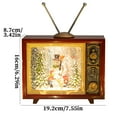 thumbnail image 4 of XWSHYW Decoraciones para El Hogar Adornos Navideños Tv Caja de Música Santa Claus Accesorios de Vestir Adornos de Escritorio Regalos 1000Ml, 4 of 6