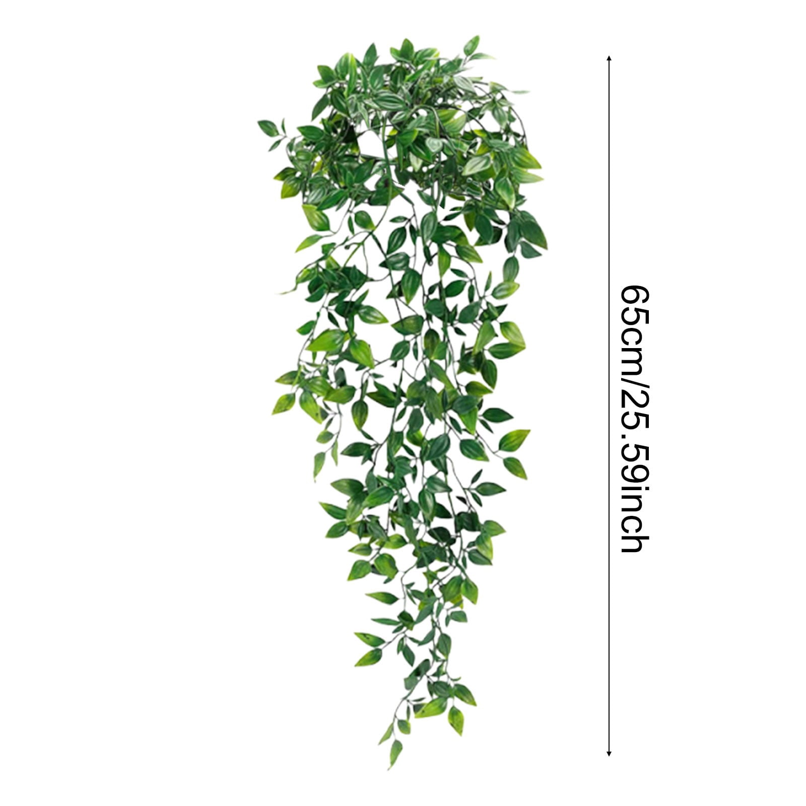 Artificial Flowers Plants Hanging Artificial Potted Plants Indoor and Outdoor for Home Bathroom Wall Shelf Decor, Green Plant *1
