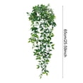 thumbnail image 3 of Artificial Hanging Potted Plants, Cascading Fake Vines for Indoor Outdoor Decor, Wall Shelf Bathroom Greenery, Low Maintenance Home Accent, Green Plant *1, 3 of 4