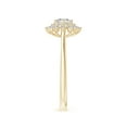 thumbnail image 3 of ANGARA Natural 0.23 Ct. Diamond Side Stone Ring in 14K Yellow Gold for Women (Ring Size: 3.5), 3 of 10