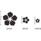 thumbnail image 2 of 18 Pieces 3d Flower Wall Decals Mirror Stickers Wall Stickers Wall Decor For Living Room Kids Room Bathroom Fridge, 2 of 4