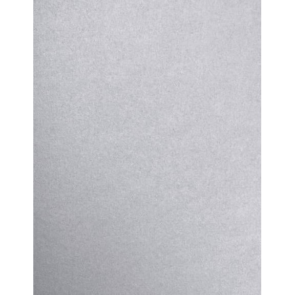 LUXPaper Cardstock, 8.5 x 11, 105lb Silver Metallic, 50/Pack