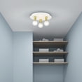 thumbnail image 5 of Livex Lighting - Hillview - 3 Light Flush Mount in Contemporary Style - 14, 5 of 8