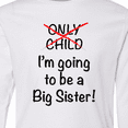 thumbnail image 4 of Inktastic I'm going to be a Big Sister Long Sleeve Youth T-Shirt, 4 of 5