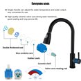 thumbnail image 2 of Amdohai Pull Out Kitchen Faucets with 2 Spray Modes High Arc Bathroom, 2 of 9