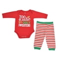 thumbnail image 2 of Girls Ugly Sweater Christmas Layette Set (18 Months), 2 of 5