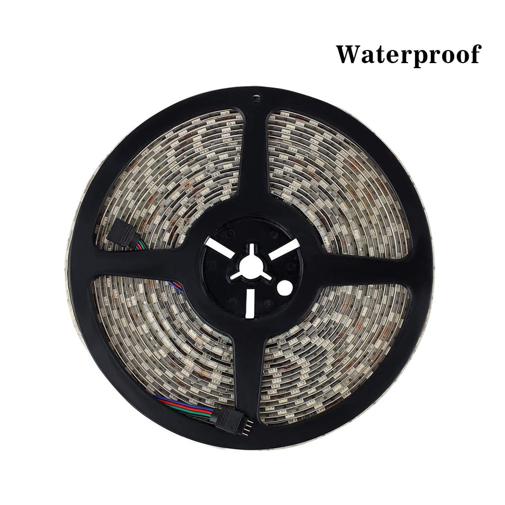 10m 33ft 5050 Led Light Rgb Lamp Strip With 44 Key Ir Remote Waterproof Lighting Set Suitable For Garden Indoor Walmart Canada