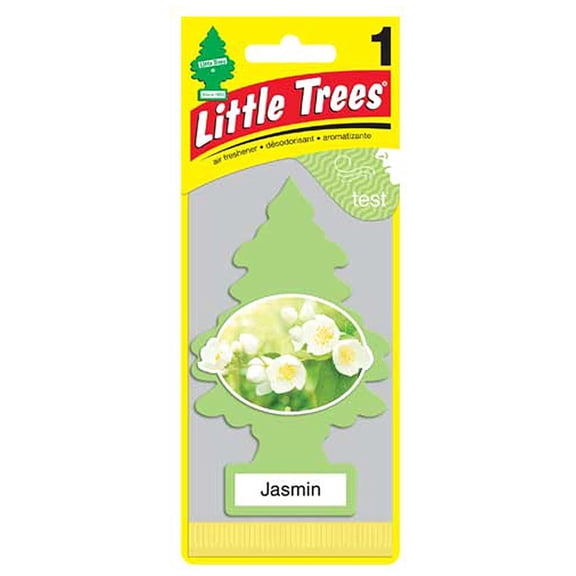 LITTLE TREES Car Air Freshener Hanging Tree, Jasmine (1 Pack)