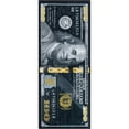 thumbnail image 2 of Well Woven Money Dollar Front Modern Novelty Black Gold 2' x 5' Runner Rug, 2 of 7