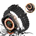 thumbnail image 6 of for Apple Watch Ultra 2 / Ultra Screen Protector 49mm - 9H Tempered Glass + Titanium Alloy Frame [Stay Original] Waterproof HD Glass Film for iWatch Ultra 49mm,Black, 6 of 6