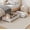 White, variant on Under Bed Storage with Wheels, Foldable Pattern Carved Metal Under The Bed Storage, Tool-Free Assembly Under Bed Storage Containers, 60L Underbed Storage for Bedroom Clothes Blankets-2 Pack
