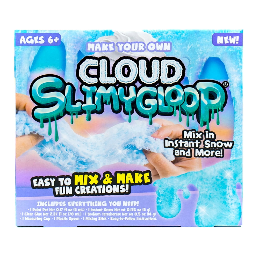 Make Your Own Cloud SLIMYGLOOP®, Create Fluffy Slime, Ages 6+, D.I.Y