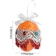 thumbnail image 3 of Colgante de huevo de Pascua - Huevo decorativo colgante de plástico de 6 cm con lazo, colores blanco, morado, vino y naranja. Decoración duradera para fiestas, búsquedas de huevos de Pascua, 3 of 6