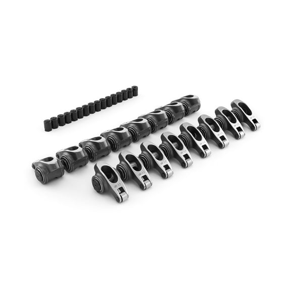Speedmaster PCE261.1257 Compatible with Chevy GM LS1 1.7 Ratio Stainless Steel Roller Rocker Arm Set Stud Mount