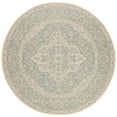 thumbnail image 6 of SAFAVIEH Beach House Stanice Medallion Indoor/Outdoor Area Rug, Aqua/Cream, 8' x 10', 6 of 11