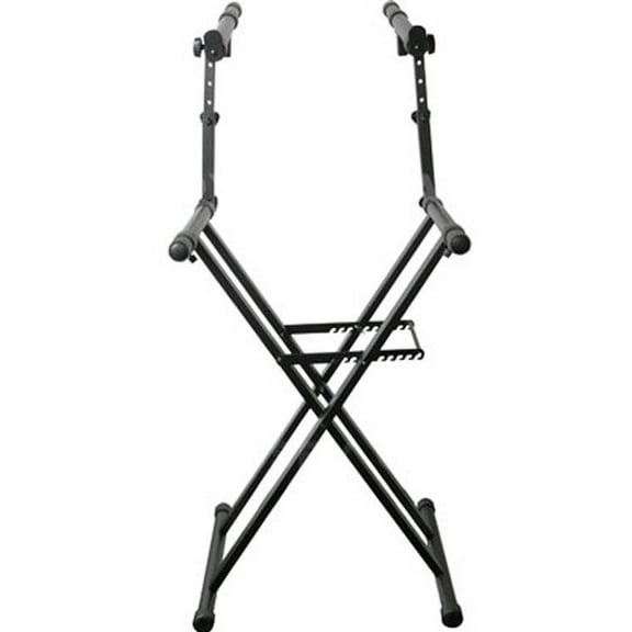 NEW! Odyssey Cases LTBXS2 DJ Coffin/Keyboard/Laptop Folding Dual Tier X-Stand