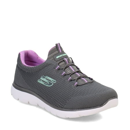 Skechers Women's SUMMITS-COOL CLASSIC Slip-On Athletic Sneaker, Wide Width Available