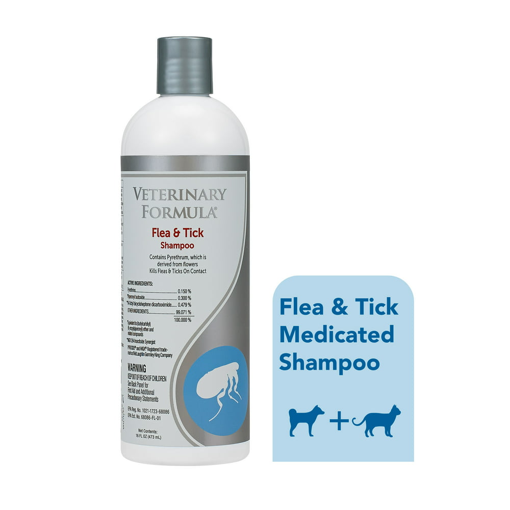 Veterinary Formula Clinical Care Flea and Tick Shampoo for Dogs and