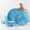 La La Mandala Blue Ombre, variant on 12 Piece Melamine Dinnerware Set - Durable, Dishwasher Safe Blue Plates and Bowls - Ideals for Casual Dining, Parties