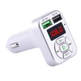 thumbnail image 2 of Coche Bluetooth Inalámbrico Sunnimix Transmisor FM Adaptador Reproductor de MP3 Plata, 2 of 7