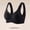 #256-Black, variant on Wowcloth Women's Sports Bra, Wire-Free with Side Support, Comfortable Seamless Push-Up for Athletic and Daily Use