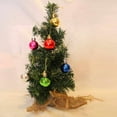 thumbnail image 2 of facefd Realistic Mini Christmas Tree Plastic Small Xmas Pine Trees Christmas Party Home Desk Table Decorations Ornaments Gift, 2 of 6