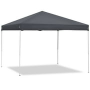 ZENY 10 x 10FT Party Tent Pop-up Canopy Foldable Waterproof Gazebo Tent with Carrying Bag, Gray