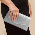 thumbnail image 3 of Bolso Noche para Mujer Bandolera Bolso Hombro para Fiesta Y Banquete (plateado) Novedad 2023, 3 of 9