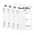 thumbnail image 1 of 4 Piezas Cuaderno Religioso Bloc de Notas Desprendible Diario de Oraciones Portátil para Tomar Apuntes Sermón Adecuado para Estudio Bíblico Reuniones Compartir en Familia, 1 of 9