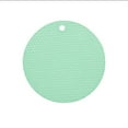 thumbnail image 1 of Round Placemat Rubber Toxic Free Prevent Slip Heat Resistant Washable Table Insulation Pad for Cup BowlGreen 17.5cm/6.9in, 1 of 1