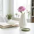thumbnail image 6 of Unique Bargains Acrylic Bud Small Flower Vase for Office Desk White 2.8"L x 2.8"x 5.9"H, 6 of 7